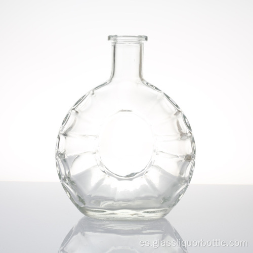 Botella de licor de cristal personalizada